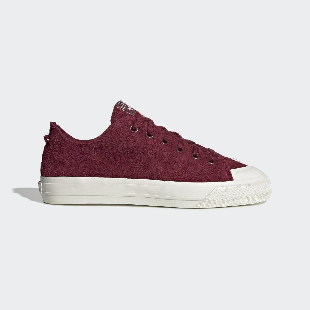 Adidas Men's Nizza RF Originals Shoes Burgundy/White Ireland EE5610